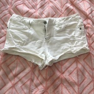 Arizona white jean shorts